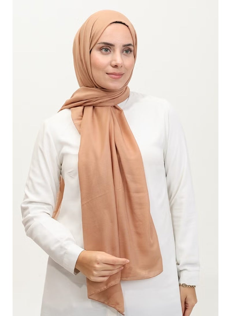 Sefa Merve Madame Mary Soft Shawl 19084-17 Dark Beige - Image 2